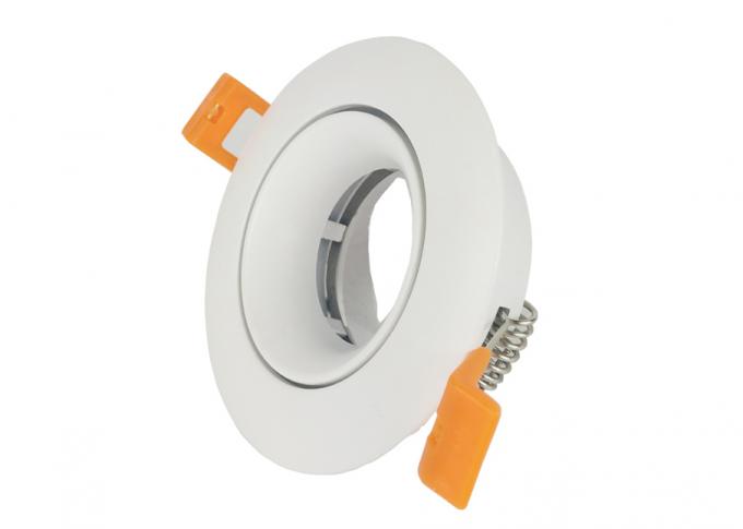 Support blanc du rond LED Downlight avec le diamètre 88mm d'aluminium de moulage en matrice