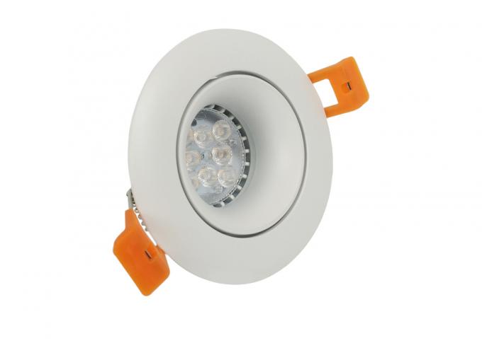 Support blanc du rond LED Downlight avec le diamètre 88mm d'aluminium de moulage en matrice