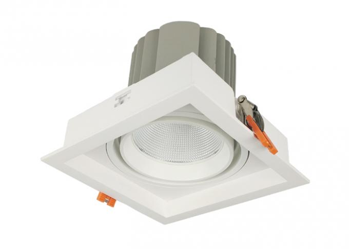 Le gril en aluminium Downlight de la place LED de moulage mécanique sous pression avec la puce de l'ÉPI LED