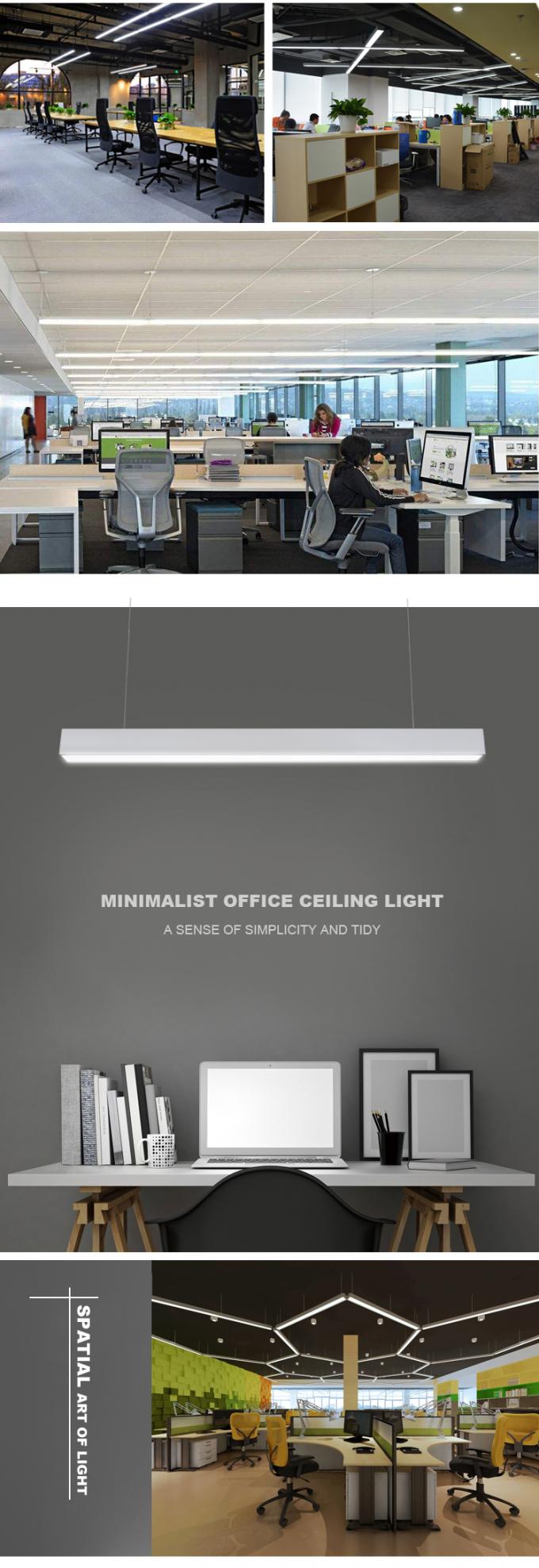 Oeil - éclairage linéaire amical de 90% PMMA LED pour le conducteur futé de bureaux disponible