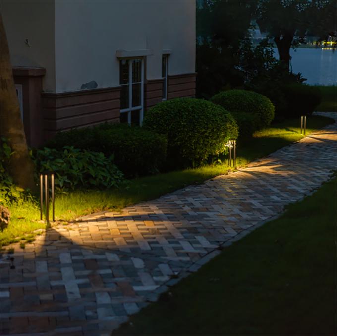 Lumières en aluminium résidentielles de borne de la conception IP65 LED de villa de paysage et lumière de pelouse de LED