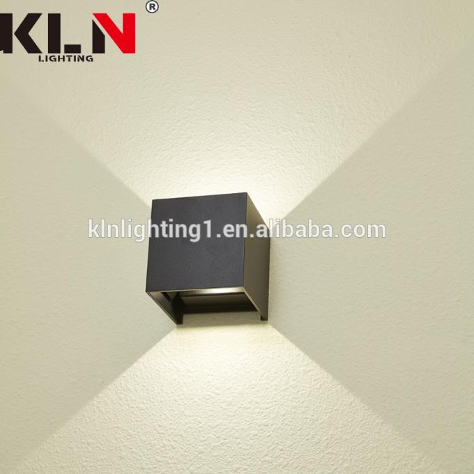 l'aluminium 3W frottent la lampe foncée de lumière de mur de la place LED moderne