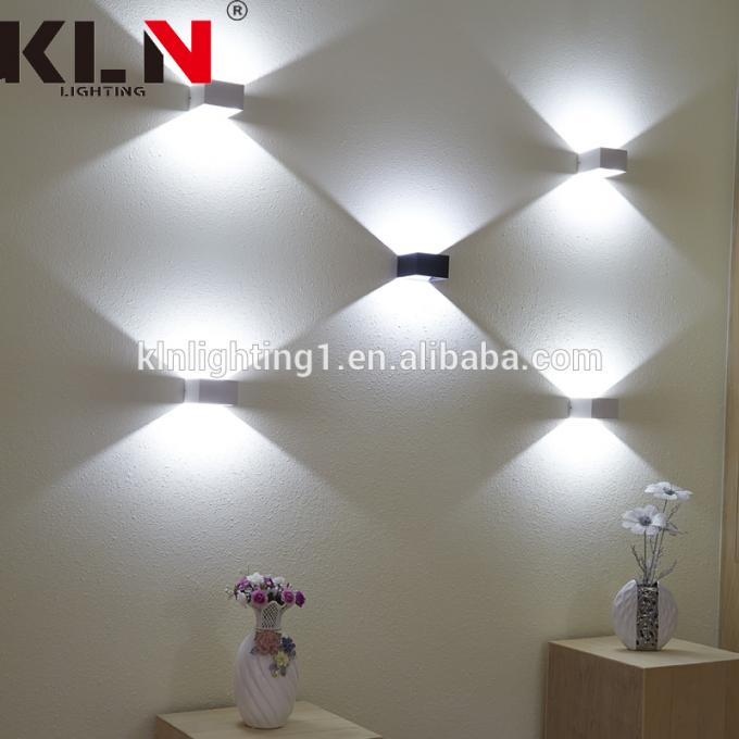 Appareil d'éclairage de mur en aluminium du rectangle moderne LED et lumière de mur de LED