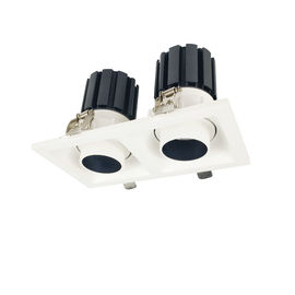 Chine Place blanche/de noir Dimmable LED Downlights avec deux têtes AC100-240V fournisseur