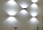 Lampes de mur blanches pures de chambre à coucher, lumières d'intérieur de mur d'alliage d'aluminium fournisseur
